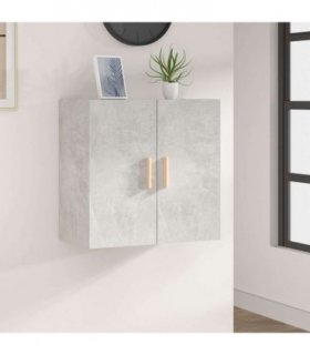 vidaXL Wall Cabinet Concrete Grey 60x30x60 cm Engineered Wood