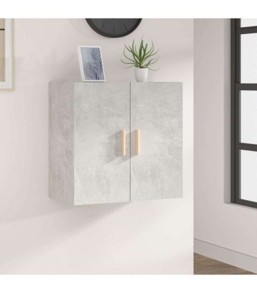 vidaXL Wall Cabinet Concrete Grey 60x30x60 cm Engineered Wood