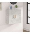 vidaXL Wall Cabinet Concrete Grey 60x30x60 cm Engineered Wood