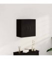 vidaXL Wall Cabinet Black Oak 60x31x60 cm Engineered Wood