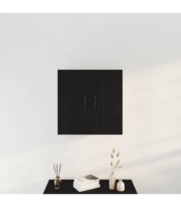 vidaXL Wall Cabinet Black Oak 60x31x60 cm Engineered Wood
