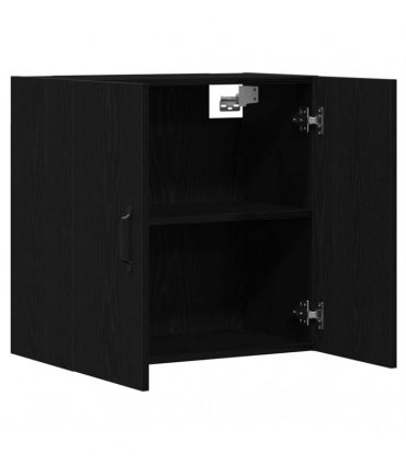 vidaXL Wall Cabinet Black Oak 60x31x60 cm Engineered Wood