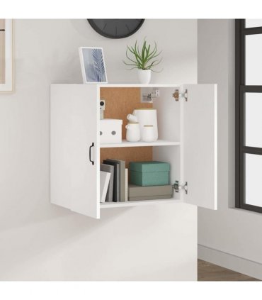 vidaXL Floating Cabinet | White | Engineered Wood | 60x31x60 cm