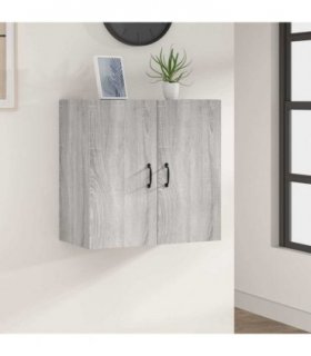 vidaXL Wall Cabinet Grey Sonoma 60x31x60 cm Engineered Wood