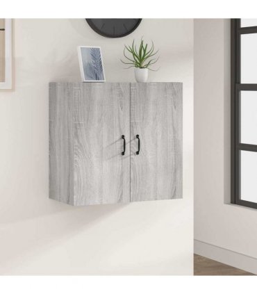 vidaXL Wall Cabinet Grey Sonoma 60x31x60 cm Engineered Wood