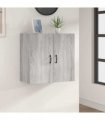 vidaXL Wall Cabinet Grey Sonoma 60x31x60 cm Engineered Wood