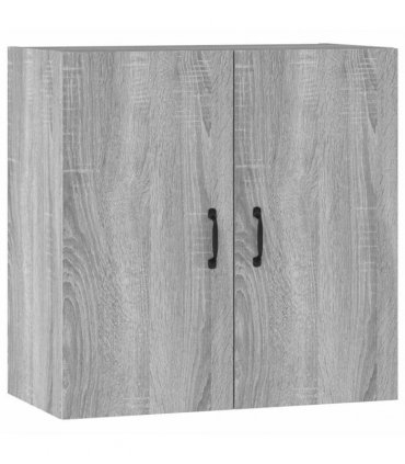 vidaXL Wall Cabinet Grey Sonoma 60x31x60 cm Engineered Wood