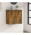 vidaXL Wall Cabinet Smoked Oak 60x31x60 cm Engineered Wood