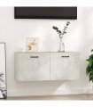 vidaXL Wall Cabinet Concrete Grey 80x36.5x35 cm Engineered Wood