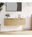 vidaXL Wall Cabinet Sonoma Oak 100x36.5x35 cm Engineered Wood