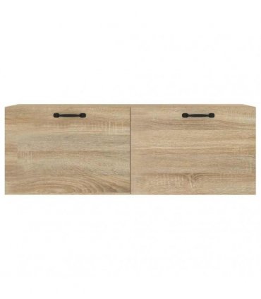 vidaXL Wall Cabinet Sonoma Oak 100x36.5x35 cm Engineered Wood