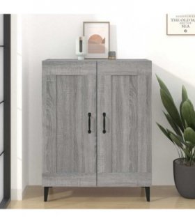 vidaXL Sideboard Grey Sonoma 69.5x34x90 cm Engineered Wood — V0672031939