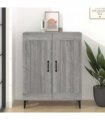 vidaXL Sideboard Grey Sonoma 69.5x34x90 cm Engineered Wood — V0672031939