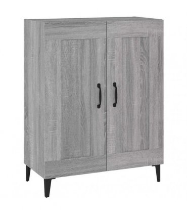 vidaXL Sideboard Grey Sonoma 69.5x34x90 cm Engineered Wood — V0672031939