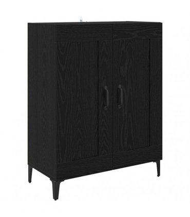 vidaXL Sideboard Black Oak 69.5 x 34 x 90 cm Engineered Wood — V0672031940