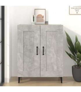 vidaXL Sideboard Concrete Grey 69.5x34x90 cm Engineered Wood — V0672031942