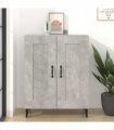 vidaXL Sideboard Concrete Grey 69.5x34x90 cm Engineered Wood — V0672031942