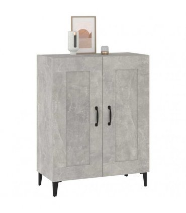 vidaXL Sideboard Concrete Grey 69.5x34x90 cm Engineered Wood — V0672031942