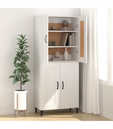 vidaXL Sideboard White 69.5x34x90 cm Engineered Wood — V0672031943