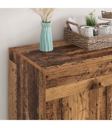vidaXL Sideboard Old Wood 69.5 x 34 x 90 cm Engineered Wood — V0672031944