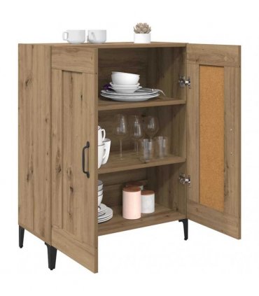 vidaXL Sideboard Artisan Oak 69.5 x 34 x 90 cm Engineered Wood — V0672031946