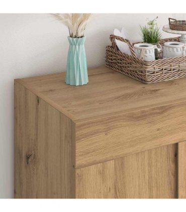 vidaXL Sideboard Artisan Oak 69.5 x 34 x 90 cm Engineered Wood — V0672031946