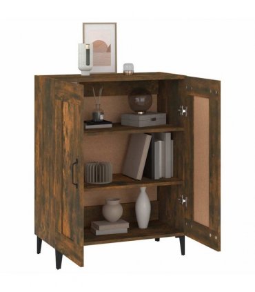 vidaXL Sideboard Smoked Oak 69.5x34x90 cm Engineered Wood — V0672031947