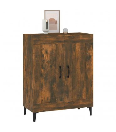 vidaXL Sideboard Smoked Oak 69.5x34x90 cm Engineered Wood — V0672031947
