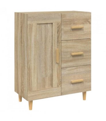 vidaXL Sideboard Sonoma Oak 69.5x34x90 cm Engineered Wood — V0672031952