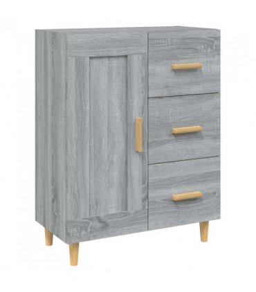 vidaXL Sideboard Grey Sonoma 69.5x34x90 cm Engineered Wood — V0672031953