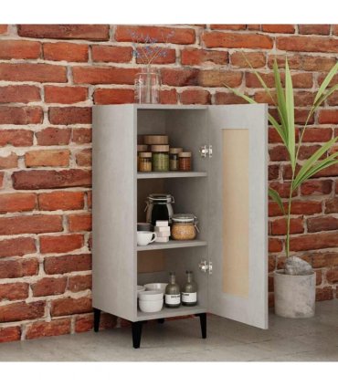 vidaXL Sideboard Concrete Grey 34.5x34x90 cm Engineered Wood — V0672031976