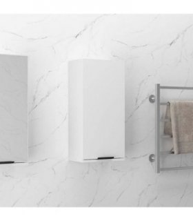 vidaXL Wall-mounted Bathroom Cabinet White 32x20x67 cm