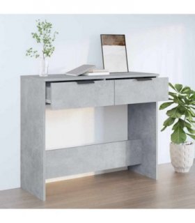 vidaXL Console Table Concrete Grey 90x36x75 cm Engineered Wood