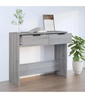 vidaXL Console Table Grey Sonoma 90x36x75 cm Engineered Wood