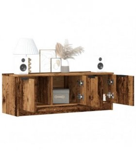 vidaXL TV Cabinet Old Wood 102x35x36.5 cm Engineered Wood