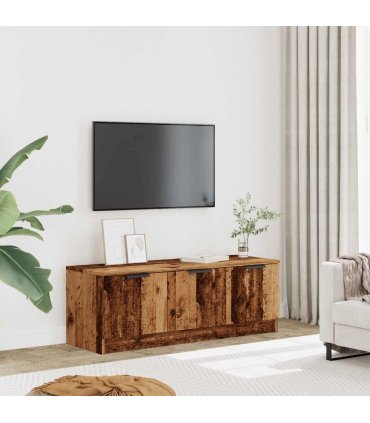 vidaXL TV Cabinet Old Wood 102x35x36.5 cm Engineered Wood