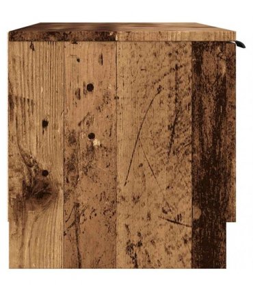 vidaXL TV Cabinet Old Wood 102x35x36.5 cm Engineered Wood