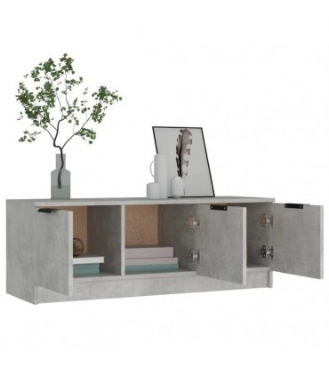 vidaXL TV Cabinet Concrete Grey 102x35x36.5 cm Engineered Wood — V0672032059