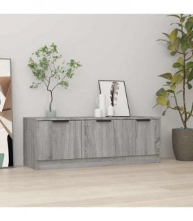 vidaXL TV Cabinet Grey Sonoma 102x35x36.5 cm Engineered Wood — V0672032060