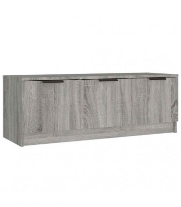 vidaXL TV Cabinet Grey Sonoma 102x35x36.5 cm Engineered Wood — V0672032060