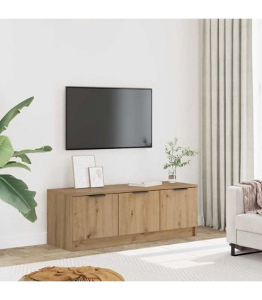 vidaXL TV Cabinet Artisan Oak 102x35x36.5 cm Engineered Wood
