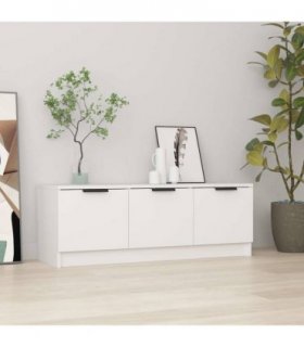 vidaXL TV Cabinet White 102x35x36.5 cm Engineered Wood — V0672032062