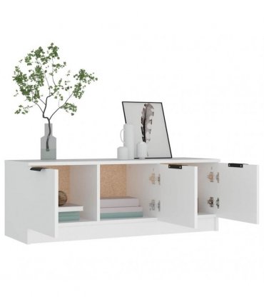 vidaXL TV Cabinet White 102x35x36.5 cm Engineered Wood — V0672032062
