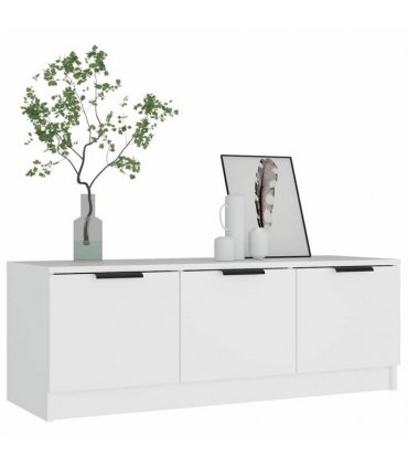 vidaXL TV Cabinet White 102x35x36.5 cm Engineered Wood — V0672032062