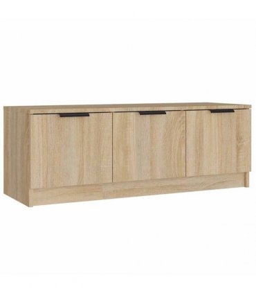 vidaXL TV Cabinet Sonoma Oak 102x35x36.5 cm Engineered Wood