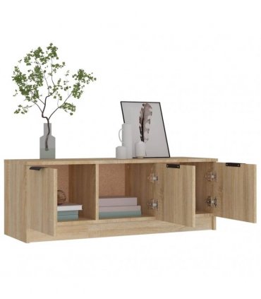 vidaXL TV Cabinet Sonoma Oak 102x35x36.5 cm Engineered Wood