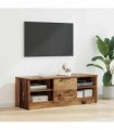 vidaXL TV Cabinet Old Wood 102 x 35 x 36.5 cm Engineered Wood