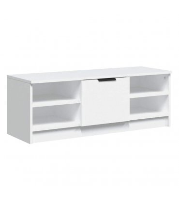 vidaXL TV Cabinet White 102x35.5x36.5 cm Engineered Wood