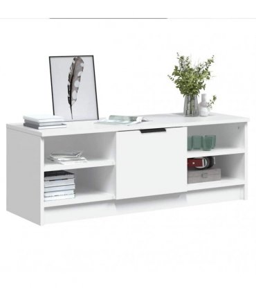 vidaXL TV Cabinet White 102x35.5x36.5 cm Engineered Wood