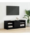 vidaXL TV Cabinet Black Oak 102 x 35 x 36.5 cm Engineered Wood — V0672032080